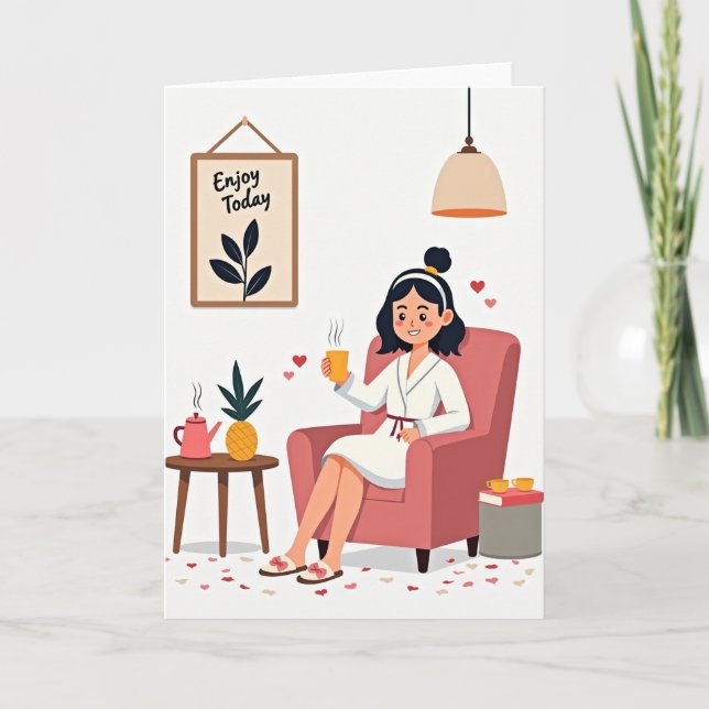 Cozy Mothers Day Moment Card (Front)