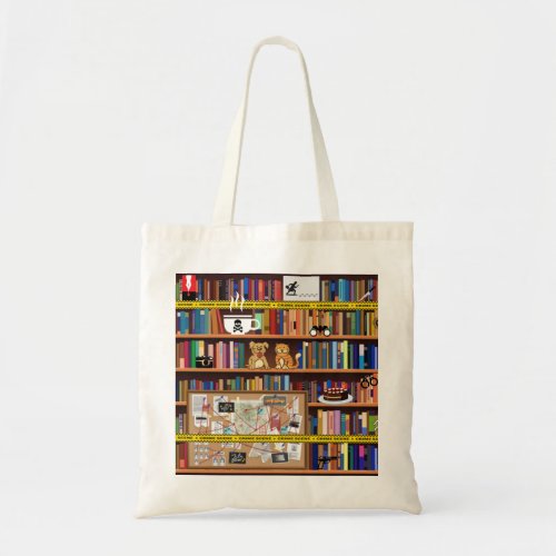 Cozy Mysteries Bookshelf Tote Bag