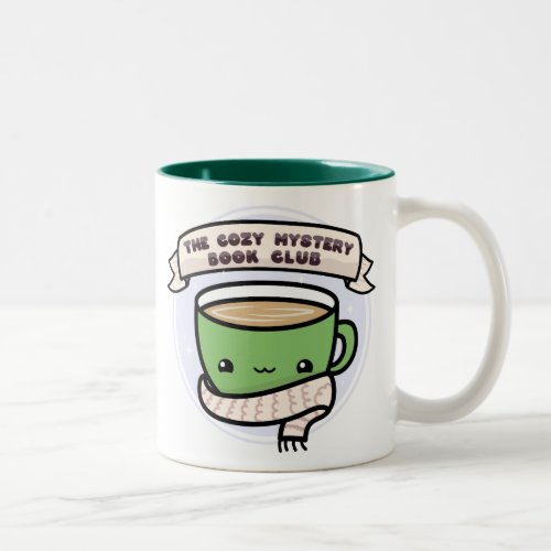 Cozy Mystery Book Club Two_Tone Coffee Mug