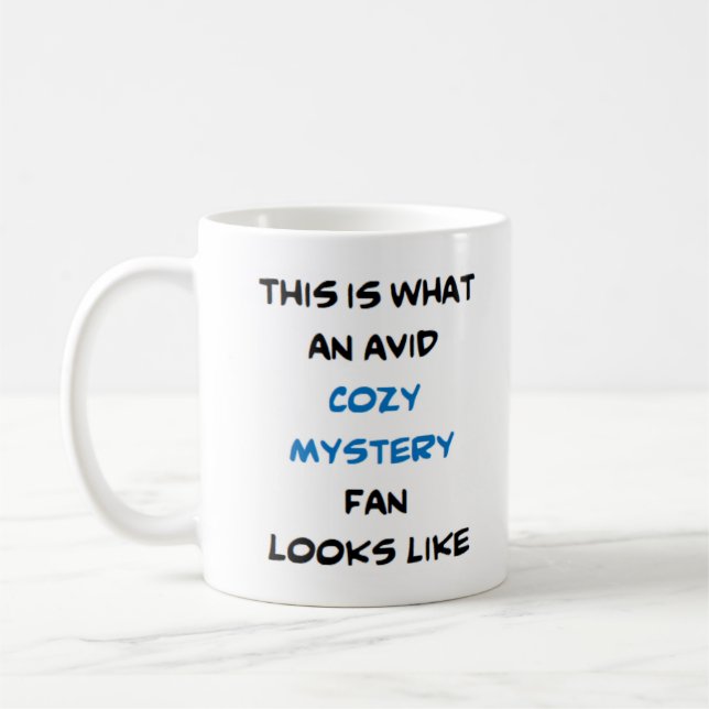 cozy mystery fan, avid Mug (Left)