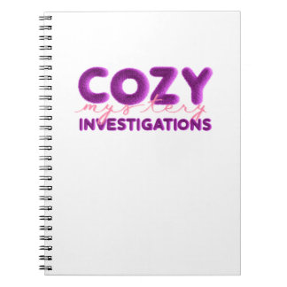 Cozy Mystery Investigations Notebook