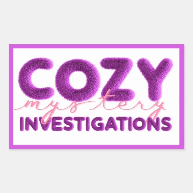 Cozy Mystery Investigations Stickers (Front)