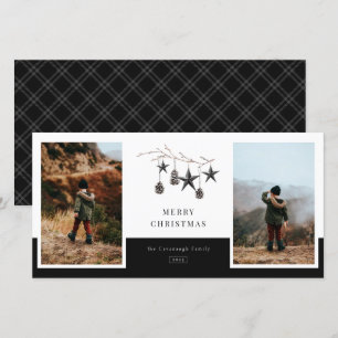 Cozy Nature 2 Photo Family Holiday Card