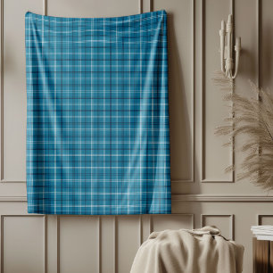 Cozy Navy Plaid Throw Blanket for Everyday Use