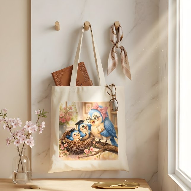 Cozy Nest Graduation Tote Bag (Creator Uploaded)