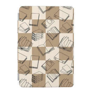 Cozy Neutral Book Pattern iPad Mini 7.9" Case 