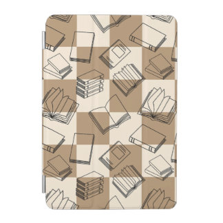 Cozy Neutral Book Pattern iPad Mini 7.9" Case