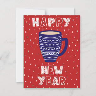 Cozy New Year's Tea Card