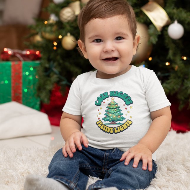 Cozy Nights, Festive Lights Christmas Tree Toddler T-shirt (Creator Uploaded)