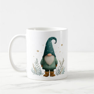 Cozy Nordic Christmas Gnome Winter Coffee Mug