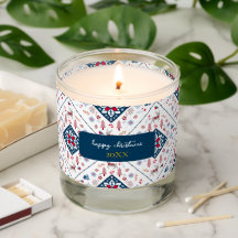 Cozy Nordic Christmas with Reindeer and Snowflakes