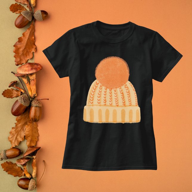 Cozy Orange Beanie T-Shirt (Creator Uploaded)