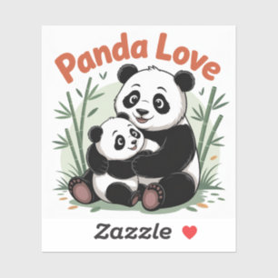 Cozy Panda Back to School Sticker