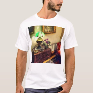 Cozy Parlor with Flower Petal Lamp T-Shirt