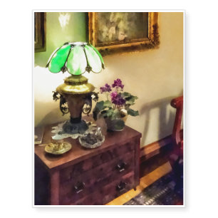 Cozy Parlor with Flower Petal Lamp Temporary Tattoos