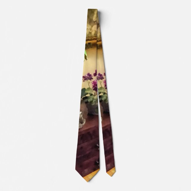 Cozy Parlor with Flower Petal Lamp Tie (Front)