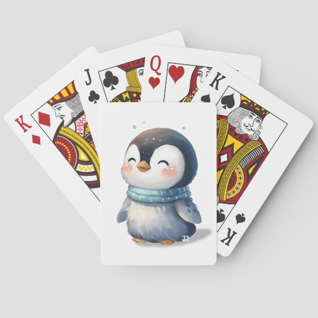 Cozy Penguin Poker Cards (Back)