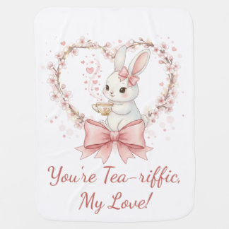 Cozy Personalized Bunny Baby - Nursery Decor Blanket
