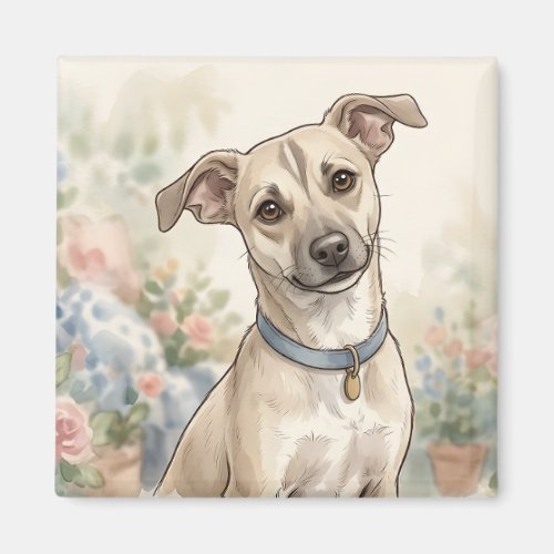 Cozy Pet Lover Design LinaPawStudio Magnet