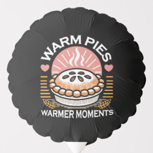 Cozy Pie Illustration: Warm Pies Warmer Moments Balloon
