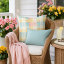 Cozy Plaid Aqua Pink Yellow 