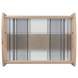 Cozy Plaid Serving Tray