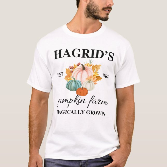 Cozy Pumpkin Patch Graphic T-shirt (Front)