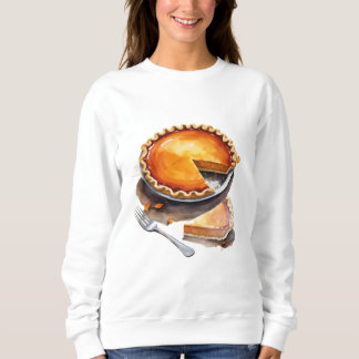 Cozy Pumpkin Pie Sweatshirt for Fall & Thanksgivin