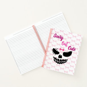 Cozy Pumpkin & Pink Bow Notebook