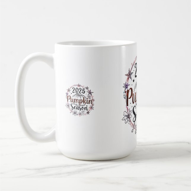 Cozy Pumpkin Season 2025 Mug – Cute Autumn Gift (Left)