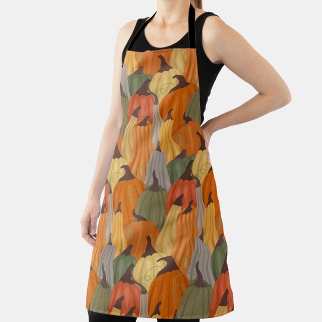 Cozy pumpkins apron (Insitu)