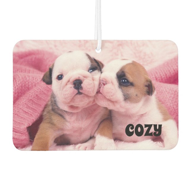 Cozy Puppies Air Freshener (Front)