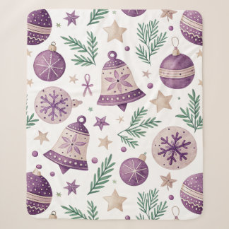 Cozy Purple Sherpa Blanket – Winter Charm