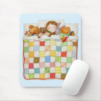 COZY QUILT Mousepad - Blue