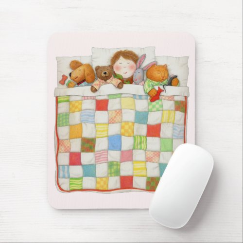 COZY QUILT Mousepad _ Pink