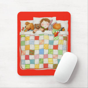 COZY QUILT Mousepad - Red