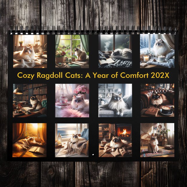 Cozy Ragdoll Cats: A Year of Comfort 2025 Calendar (Creator Uploaded)
