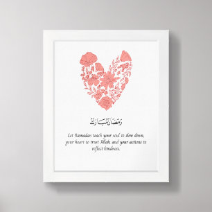 Cozy Ramadan Kareem Wall Print for Home Decor