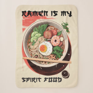 Cozy Ramen-Themed Blanket for Ramen Lover