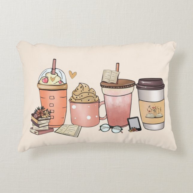 Cozy Reading Nook Accent Pillow (Front)