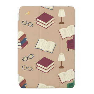 Cozy Reading Nook Books Pattern iPad Mini Cover