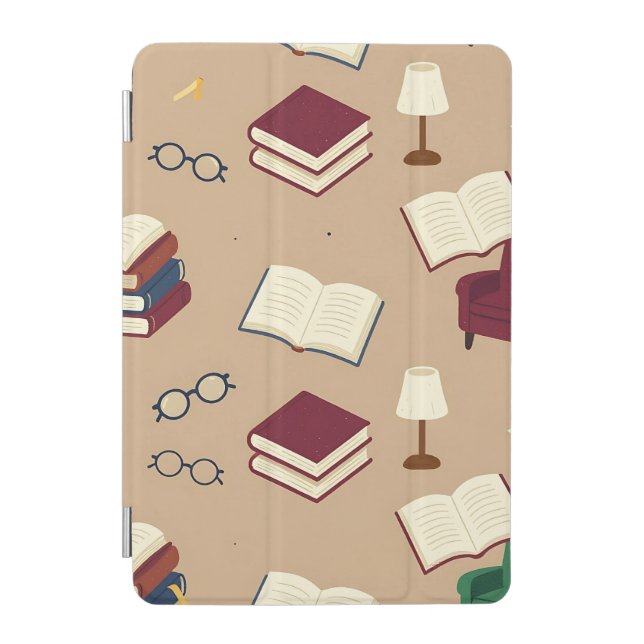 Cozy Reading Nook Books Pattern iPad Mini Cover (Front)