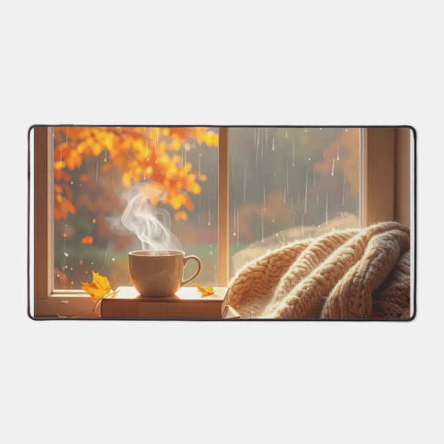 Cozy Reading Nook Desk Mat (Front)