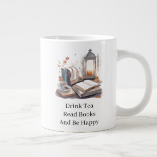 Cozy Reading Nook Giant Coffee Mug