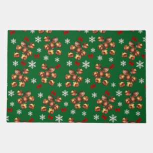 Cozy Roasted Chestnuts And Snowflakes Winter Doormat