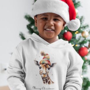 Cozy Safari Christmas, custom Hoodie