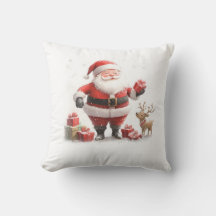 Cozy Santa Claus Decorative Pillow
