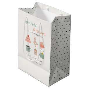 Cozy Scandi Winter Essential Seasons Greetings Medium Gift Bag