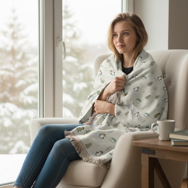 Cozy Scandinavian Holiday Woven Blanket (Creator Uploaded)