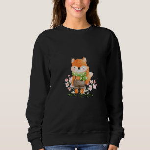 Cozy Scarf Fox Fall in the Woodlands Sweatshirt